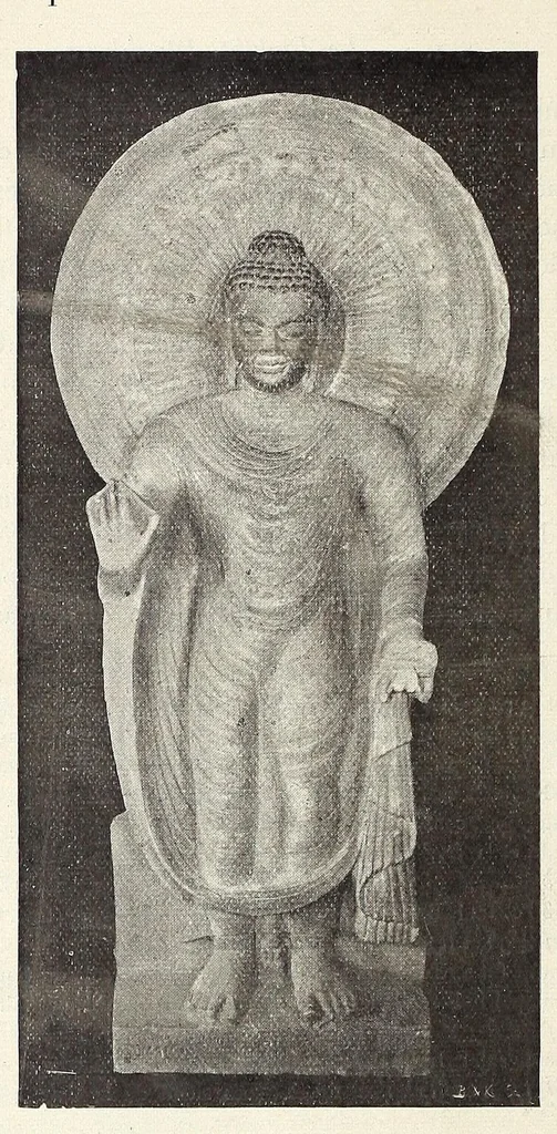 An illustration from Étude sur l'iconographie bouddhique de l'Inde, d'après des documents nouveaux, 1900, leaf 96