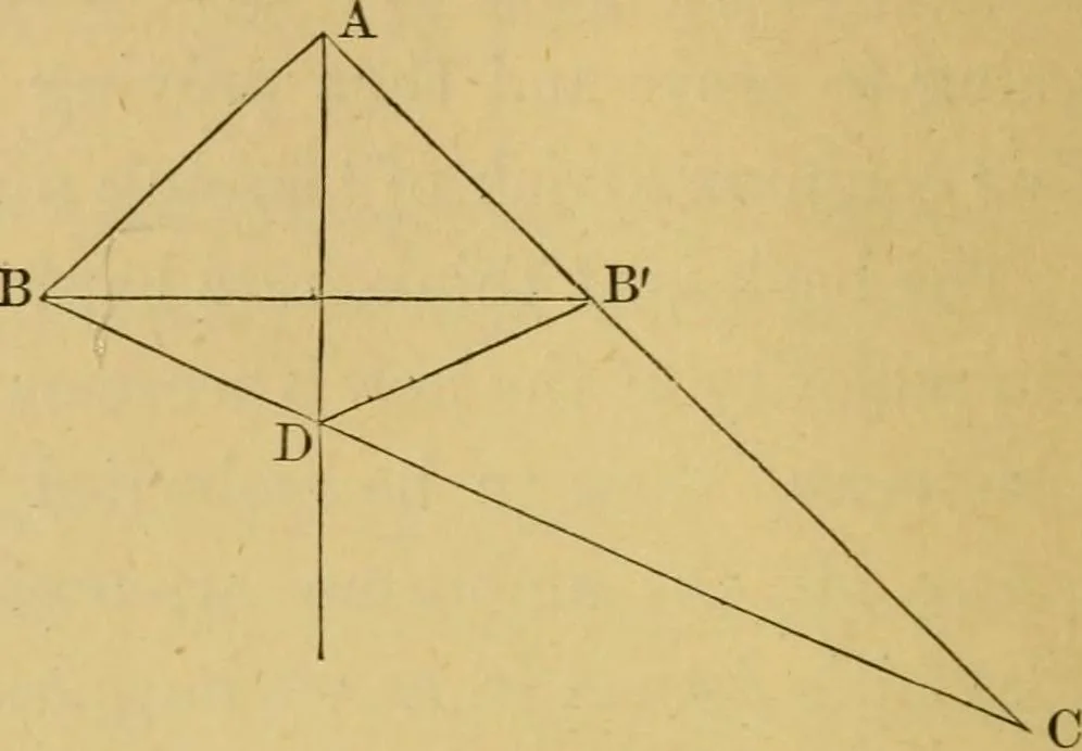 An illustration from Euclid and his modern rivals, 1885, leaf 130