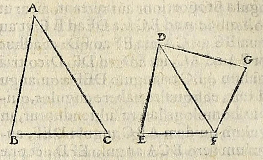 An illustration from Euclidis elementorvm libri XV : unà cum scholijs antiquis, 1572, leaf 178
