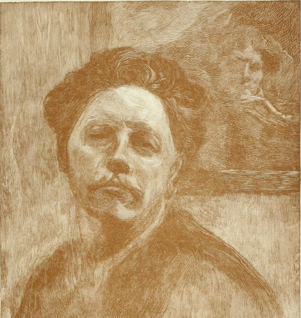 An illustration from Eugene Carriere : l'homme et l'artiste, 1901, leaf 16
