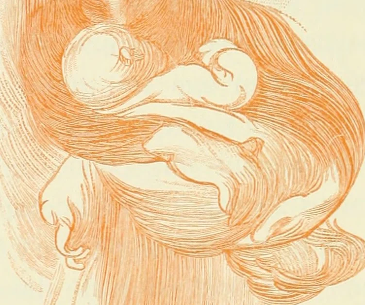 An illustration from Eugene Carriere : l'homme et l'artiste, 1901, leaf 45