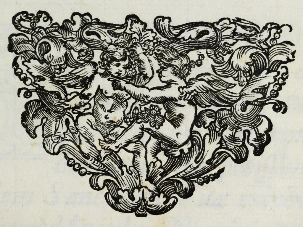 An illustration from Europae labor conformando Innocentio XII. Pont. Max., eidem sanctiss. d. d. Innocentio convictori olim suo, nunc parenti amantissimo a Seminario Romano publicè exhibitus, 1692, leaf 3