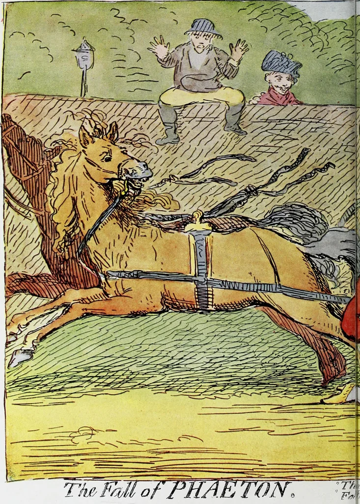 An illustration from Europas Fürsten im Sittenspiegel der Karikatur, mit 468 Textillustrationen und 72 farbigen Kunstblättern nach seltenen und amüsanten Karikaturen, aus allen Ländern und Zeitepochen, 1908, leaf 122