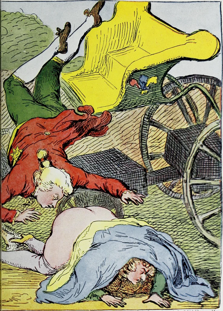 An illustration from Europas Fürsten im Sittenspiegel der Karikatur, mit 468 Textillustrationen und 72 farbigen Kunstblättern nach seltenen und amüsanten Karikaturen, aus allen Ländern und Zeitepochen, 1908, leaf 123