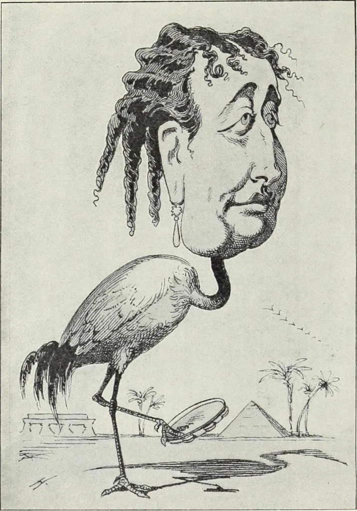 An illustration from Europas Fürsten im Sittenspiegel der Karikatur, mit 468 Textillustrationen und 72 farbigen Kunstblättern nach seltenen und amüsanten Karikaturen, aus allen Ländern und Zeitepochen, 1908, leaf 142