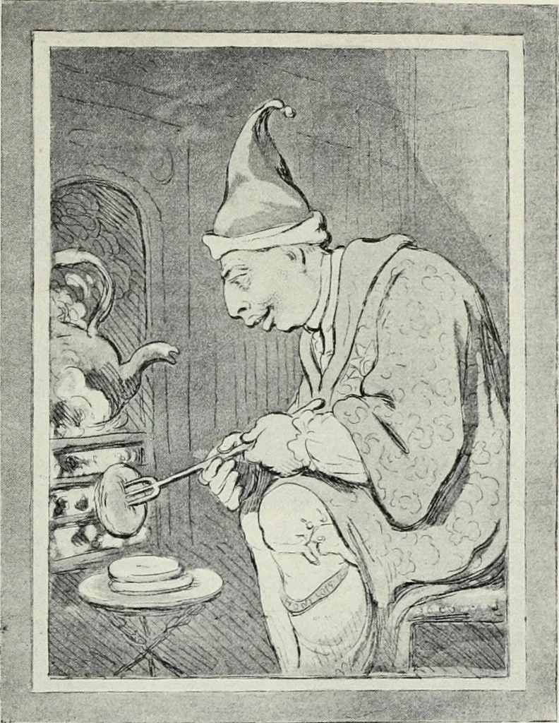 An illustration from Europas Fürsten im Sittenspiegel der Karikatur, mit 468 Textillustrationen und 72 farbigen Kunstblättern nach seltenen und amüsanten Karikaturen, aus allen Ländern und Zeitepochen, 1908, leaf 151