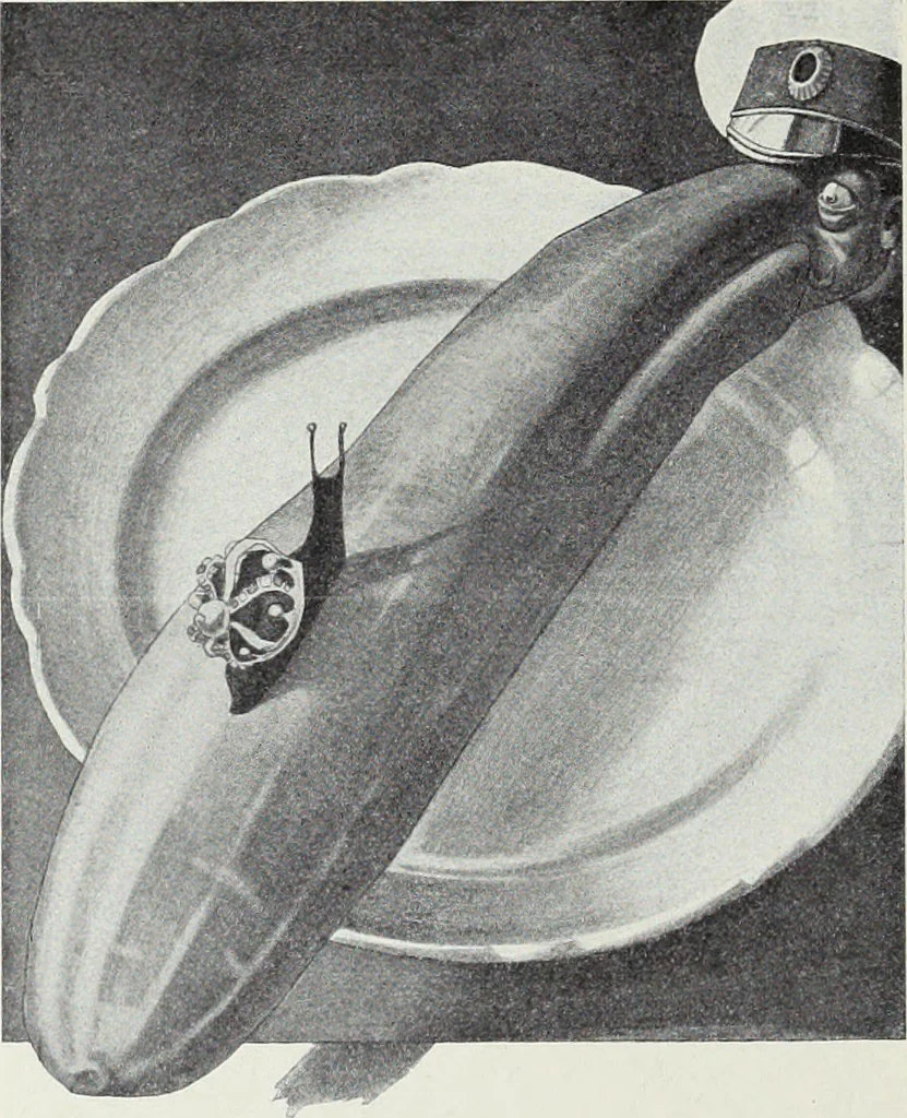 An illustration from Europas Fürsten im Sittenspiegel der Karikatur, mit 468 Textillustrationen und 72 farbigen Kunstblättern nach seltenen und amüsanten Karikaturen, aus allen Ländern und Zeitepochen, 1908, leaf 162