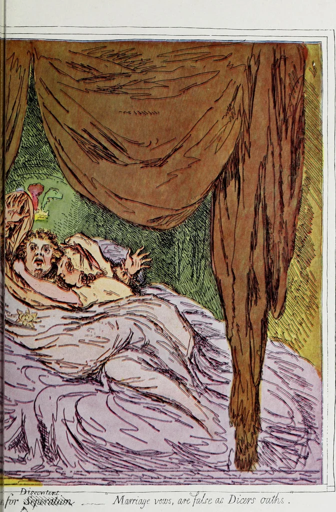 An illustration from Europas Fürsten im Sittenspiegel der Karikatur, mit 468 Textillustrationen und 72 farbigen Kunstblättern nach seltenen und amüsanten Karikaturen, aus allen Ländern und Zeitepochen, 1908, leaf 195
