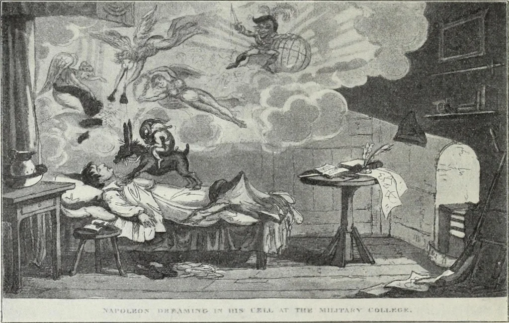 An illustration from Europas Fürsten im Sittenspiegel der Karikatur, mit 468 Textillustrationen und 72 farbigen Kunstblättern nach seltenen und amüsanten Karikaturen, aus allen Ländern und Zeitepochen, 1908, leaf 260