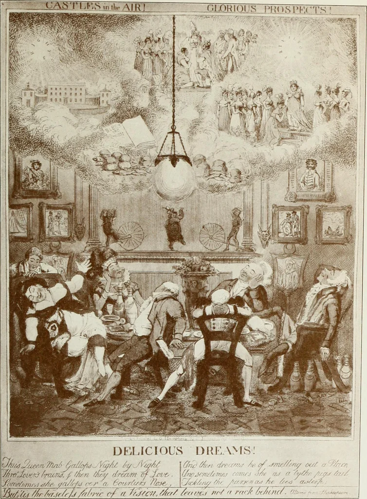 An illustration from Europas Fürsten im Sittenspiegel der Karikatur, mit 468 Textillustrationen und 72 farbigen Kunstblättern nach seltenen und amüsanten Karikaturen, aus allen Ländern und Zeitepochen, 1908, leaf 27