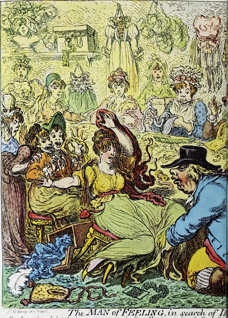 An illustration from Europas Fürsten im Sittenspiegel der Karikatur, mit 468 Textillustrationen und 72 farbigen Kunstblättern nach seltenen und amüsanten Karikaturen, aus allen Ländern und Zeitepochen, 1908, leaf 34