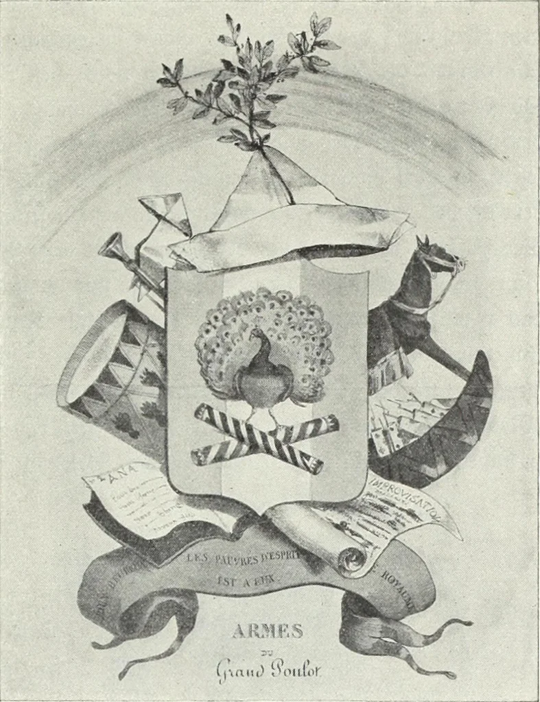 An illustration from Europas Fürsten im Sittenspiegel der Karikatur, mit 468 Textillustrationen und 72 farbigen Kunstblättern nach seltenen und amüsanten Karikaturen, aus allen Ländern und Zeitepochen, 1908, leaf 341