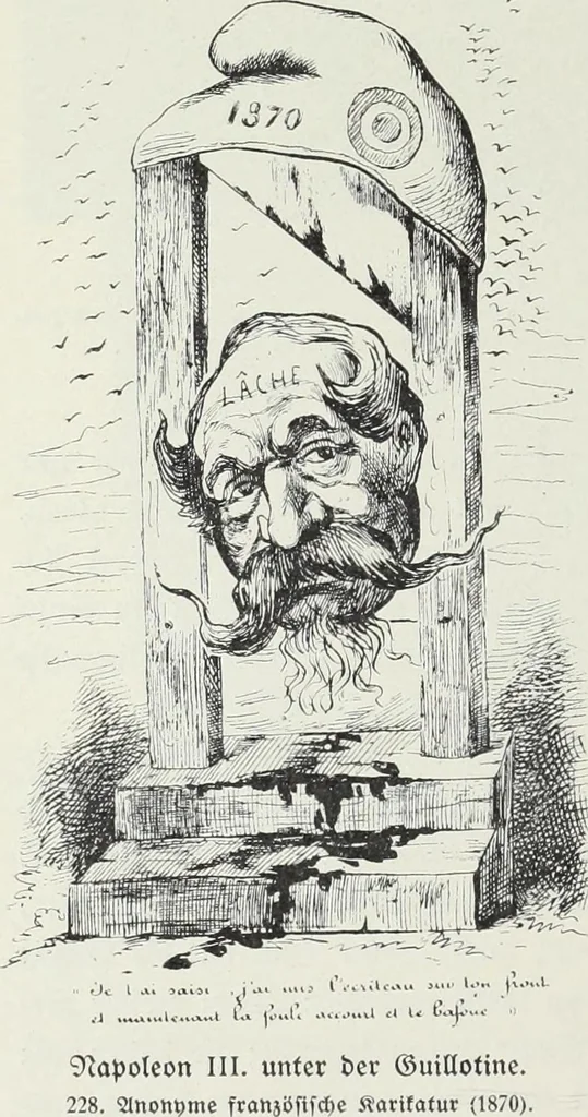 An illustration from Europas Fürsten im Sittenspiegel der Karikatur, mit 468 Textillustrationen und 72 farbigen Kunstblättern nach seltenen und amüsanten Karikaturen, aus allen Ländern und Zeitepochen, 1908, leaf 350