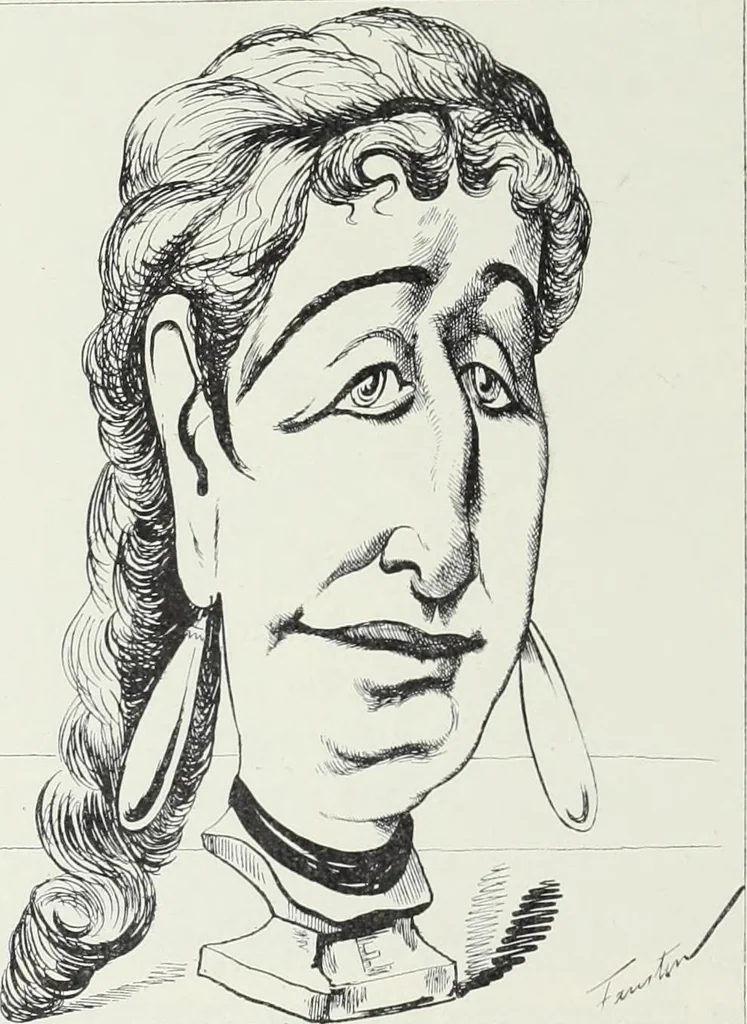 An illustration from Europas Fürsten im Sittenspiegel der Karikatur, mit 468 Textillustrationen und 72 farbigen Kunstblättern nach seltenen und amüsanten Karikaturen, aus allen Ländern und Zeitepochen, 1908, leaf 408