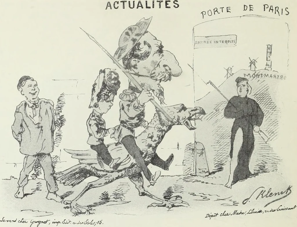 An illustration from Europas Fürsten im Sittenspiegel der Karikatur, mit 468 Textillustrationen und 72 farbigen Kunstblättern nach seltenen und amüsanten Karikaturen, aus allen Ländern und Zeitepochen, 1908, leaf 412