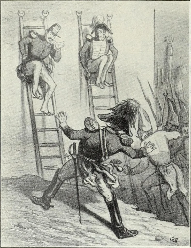 An illustration from Europas Fürsten im Sittenspiegel der Karikatur, mit 468 Textillustrationen und 72 farbigen Kunstblättern nach seltenen und amüsanten Karikaturen, aus allen Ländern und Zeitepochen, 1908, leaf 432