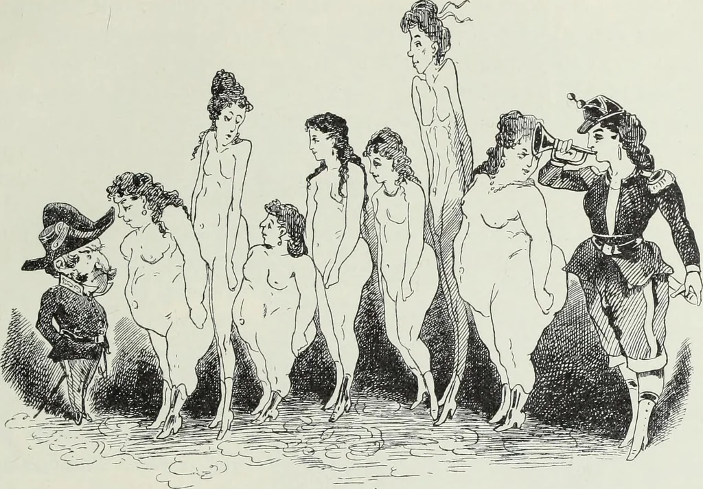 An illustration from Europas Fürsten im Sittenspiegel der Karikatur, mit 468 Textillustrationen und 72 farbigen Kunstblättern nach seltenen und amüsanten Karikaturen, aus allen Ländern und Zeitepochen, 1908, leaf 513