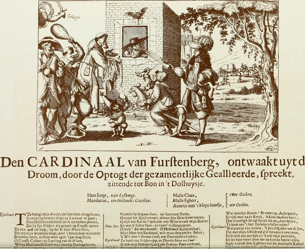 An illustration from Europas Fürsten im Sittenspiegel der Karikatur, mit 468 Textillustrationen und 72 farbigen Kunstblättern nach seltenen und amüsanten Karikaturen, aus allen Ländern und Zeitepochen, 1908, leaf 568