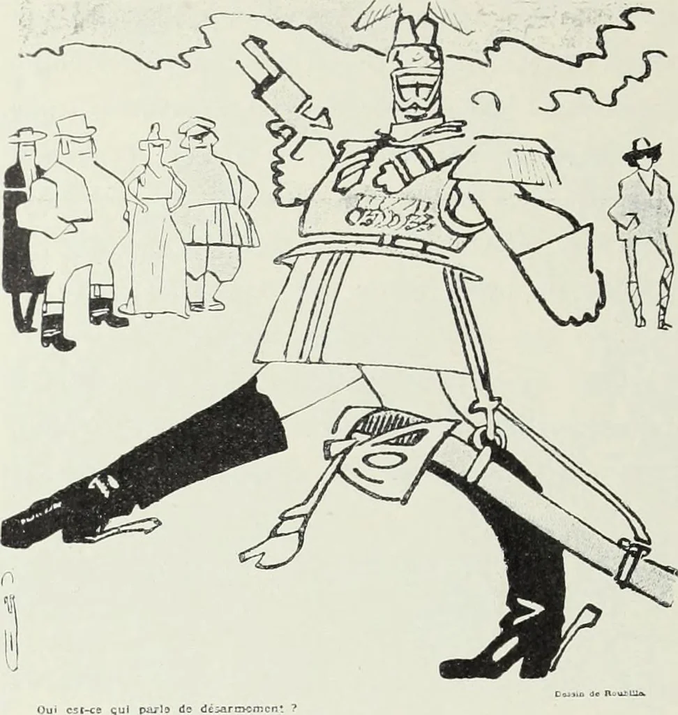 An illustration from Europas Fürsten im Sittenspiegel der Karikatur, mit 468 Textillustrationen und 72 farbigen Kunstblättern nach seltenen und amüsanten Karikaturen, aus allen Ländern und Zeitepochen, 1908, leaf 634