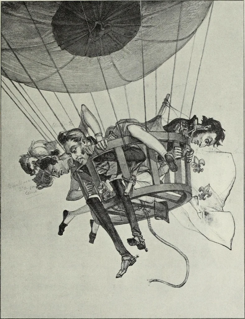 An illustration from Europas Fürsten im Sittenspiegel der Karikatur, mit 468 Textillustrationen und 72 farbigen Kunstblättern nach seltenen und amüsanten Karikaturen, aus allen Ländern und Zeitepochen, 1908, leaf 659