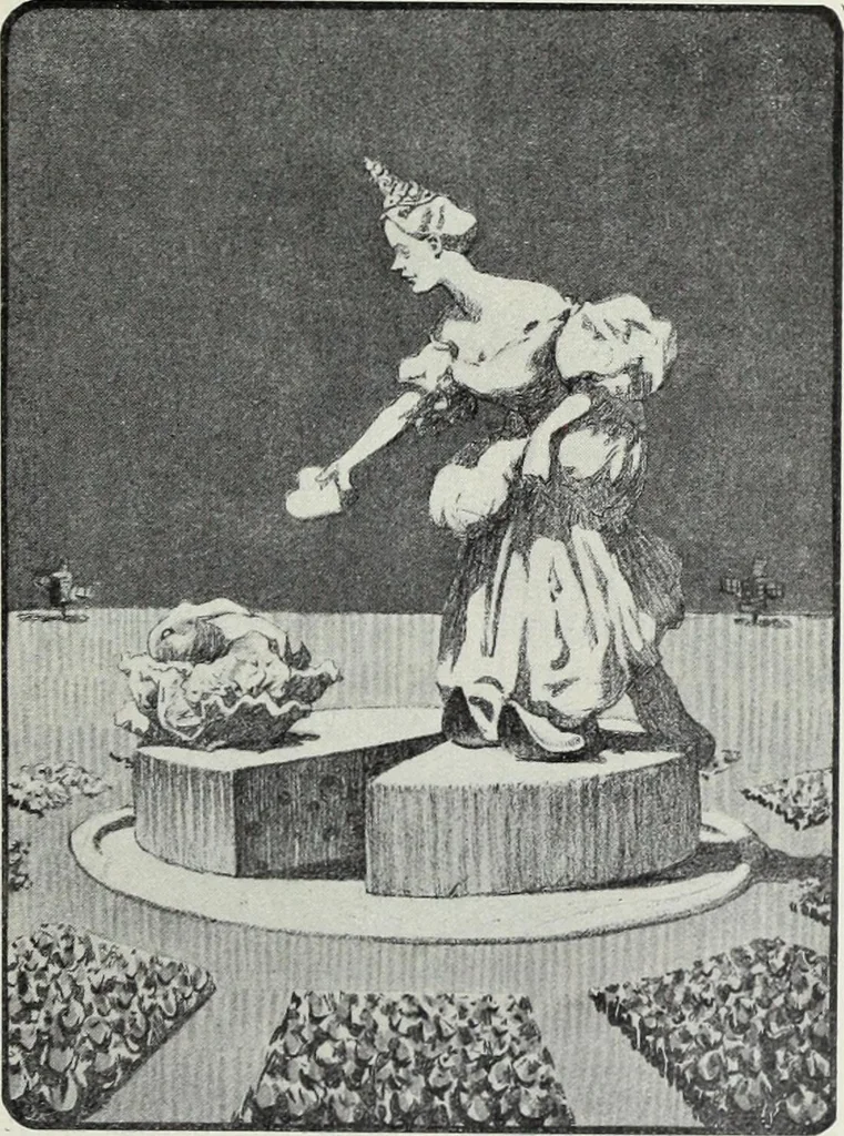 An illustration from Europas Fürsten im Sittenspiegel der Karikatur, mit 468 Textillustrationen und 72 farbigen Kunstblättern nach seltenen und amüsanten Karikaturen, aus allen Ländern und Zeitepochen, 1908, leaf 667