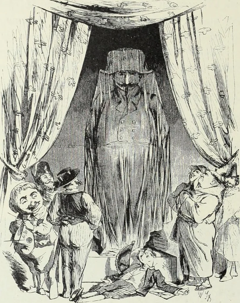 An illustration from Europas Fürsten im Sittenspiegel der Karikatur, mit 468 Textillustrationen und 72 farbigen Kunstblättern nach seltenen und amüsanten Karikaturen, aus allen Ländern und Zeitepochen, 1908, leaf 668