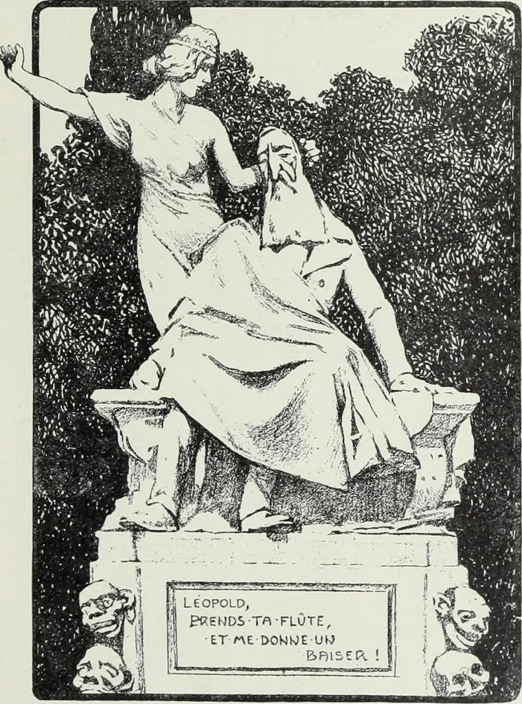 An illustration from Europas Fürsten im Sittenspiegel der Karikatur, mit 468 Textillustrationen und 72 farbigen Kunstblättern nach seltenen und amüsanten Karikaturen, aus allen Ländern und Zeitepochen, 1908, leaf 679