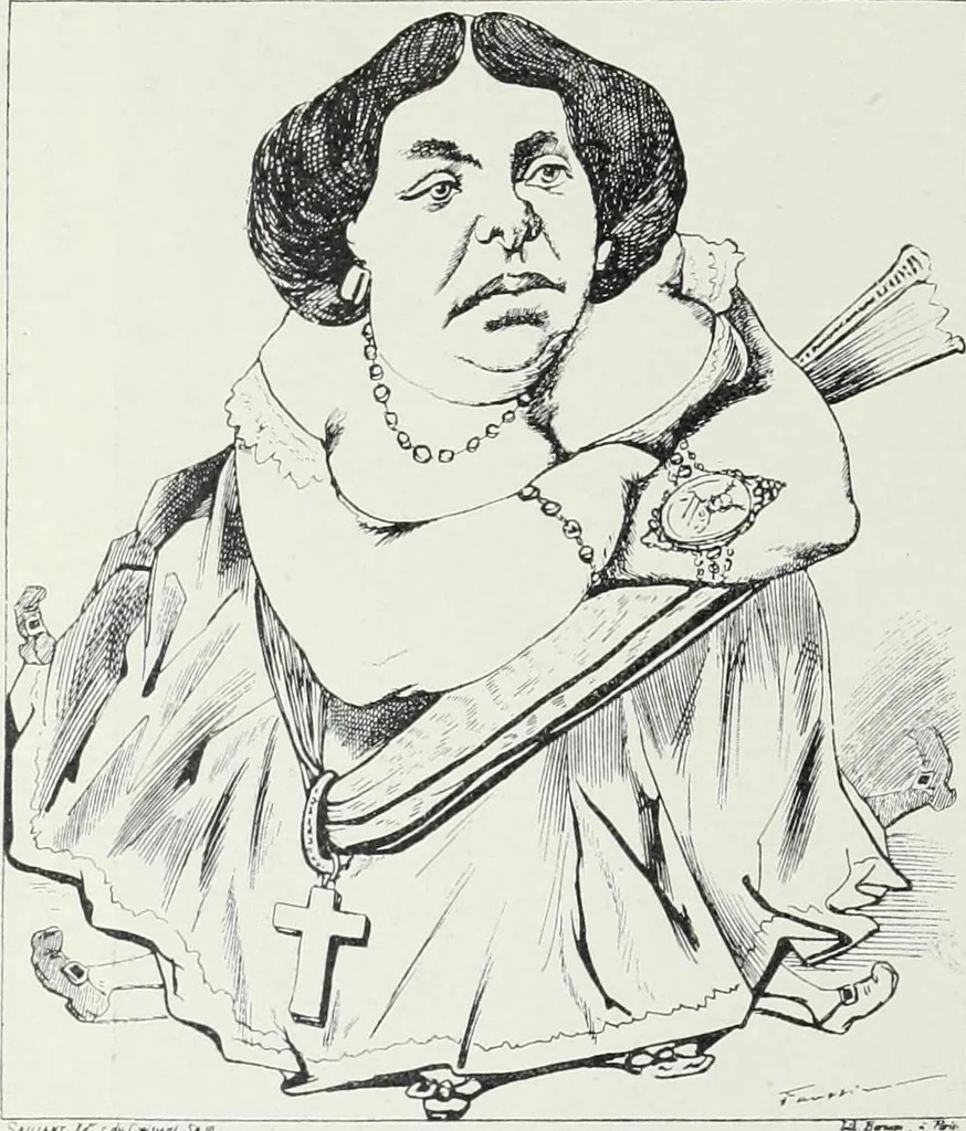 An illustration from Europas Fürsten im Sittenspiegel der Karikatur, mit 468 Textillustrationen und 72 farbigen Kunstblättern nach seltenen und amüsanten Karikaturen, aus allen Ländern und Zeitepochen, 1908, leaf 80