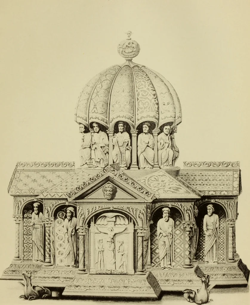 An illustration from European enamels, 1906, leaf 146