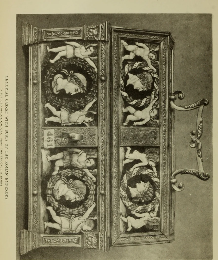 An illustration from European enamels, 1906, leaf 193
