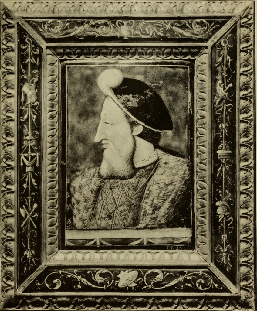 An illustration from European enamels, 1906, leaf 220