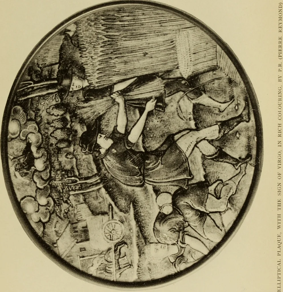 An illustration from European enamels, 1906, leaf 224