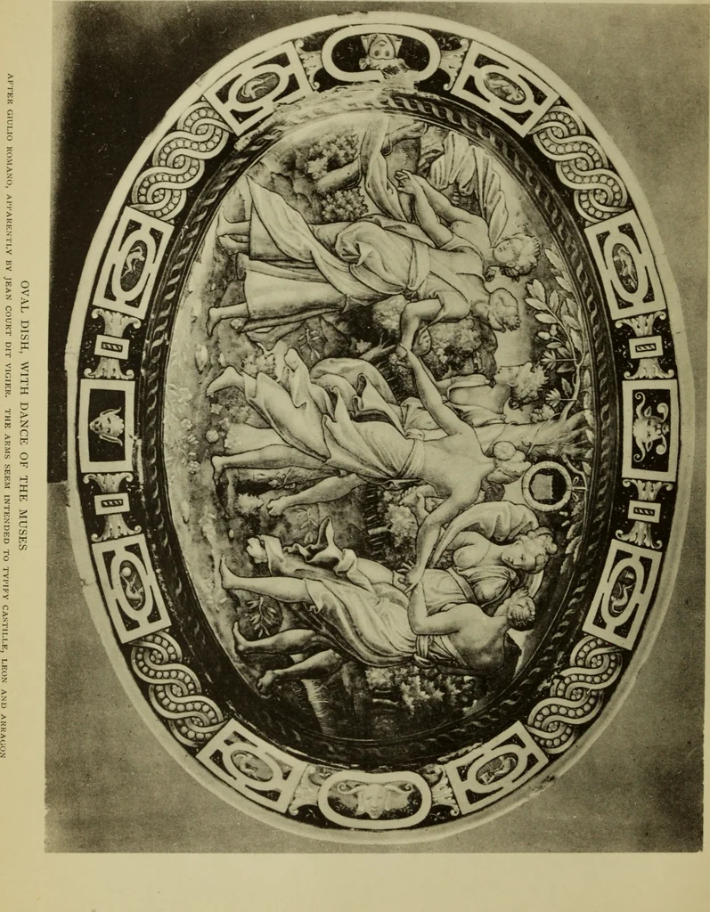 An illustration from European enamels, 1906, leaf 233