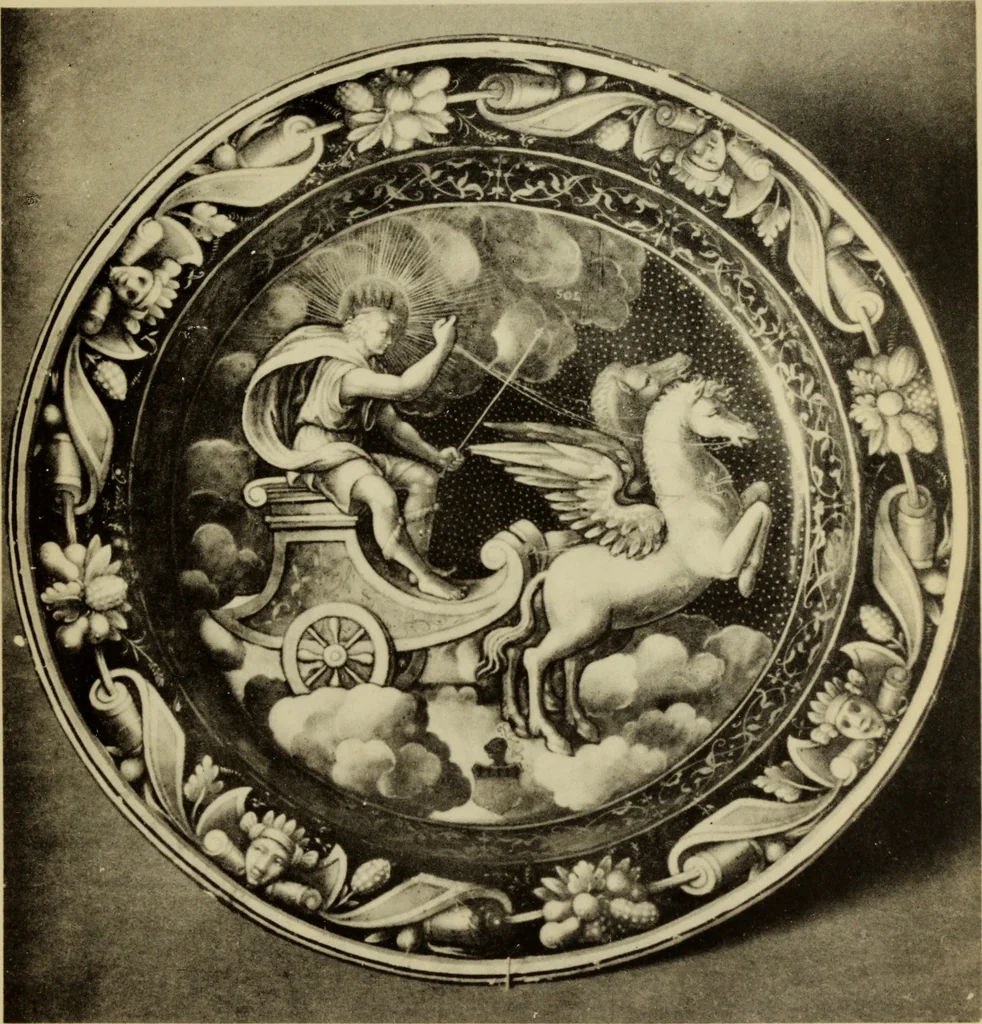 An illustration from European enamels, 1906, leaf 236