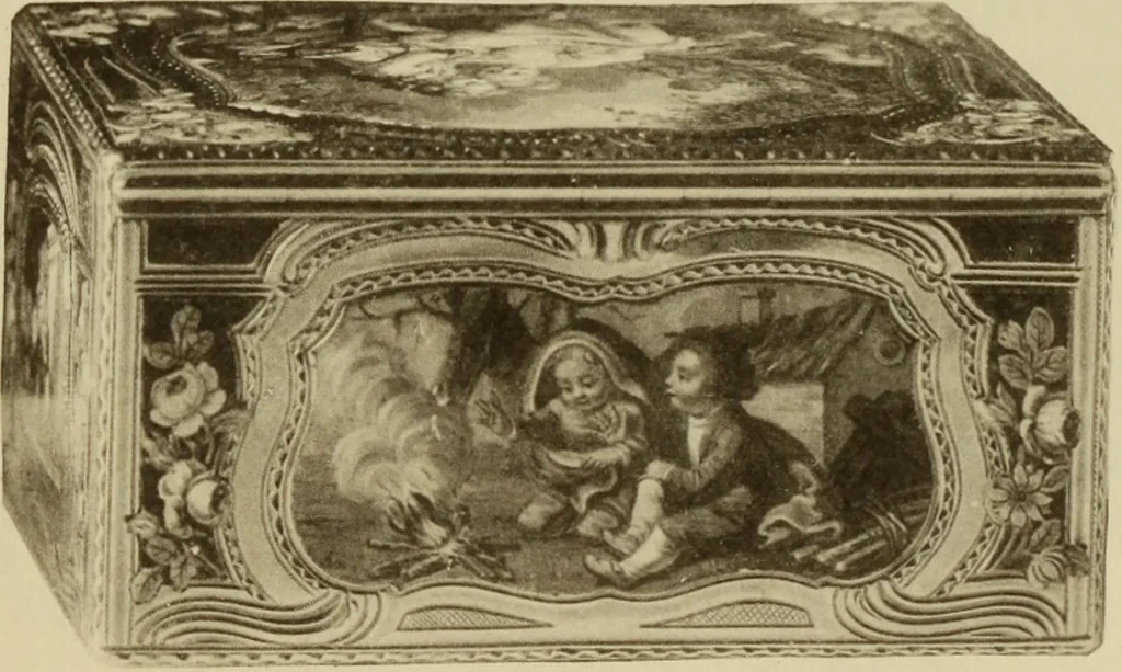 An illustration from European enamels, 1906, leaf 266