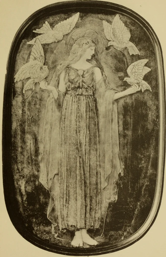 An illustration from European enamels, 1906, leaf 288