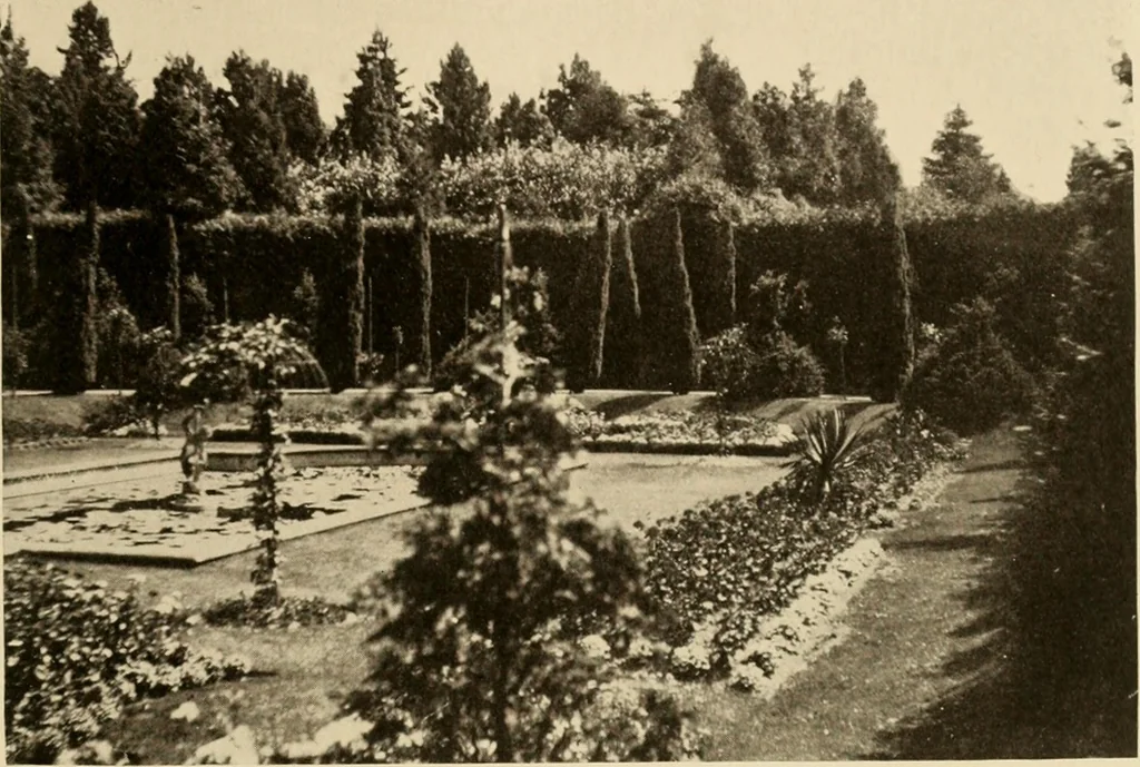 An illustration from European and Japanese gardens; papers read before the American Institute of Architects, 1902, leaf 102