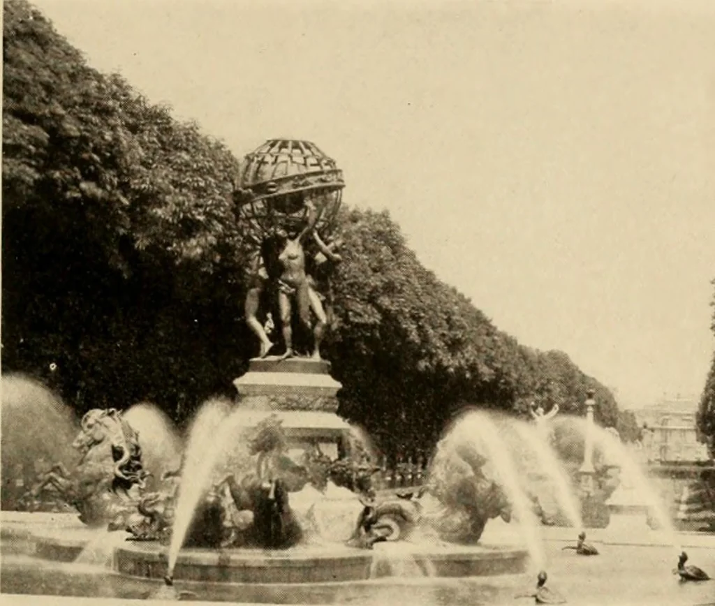 An illustration from European and Japanese gardens; papers read before the American Institute of Architects, 1902, leaf 132