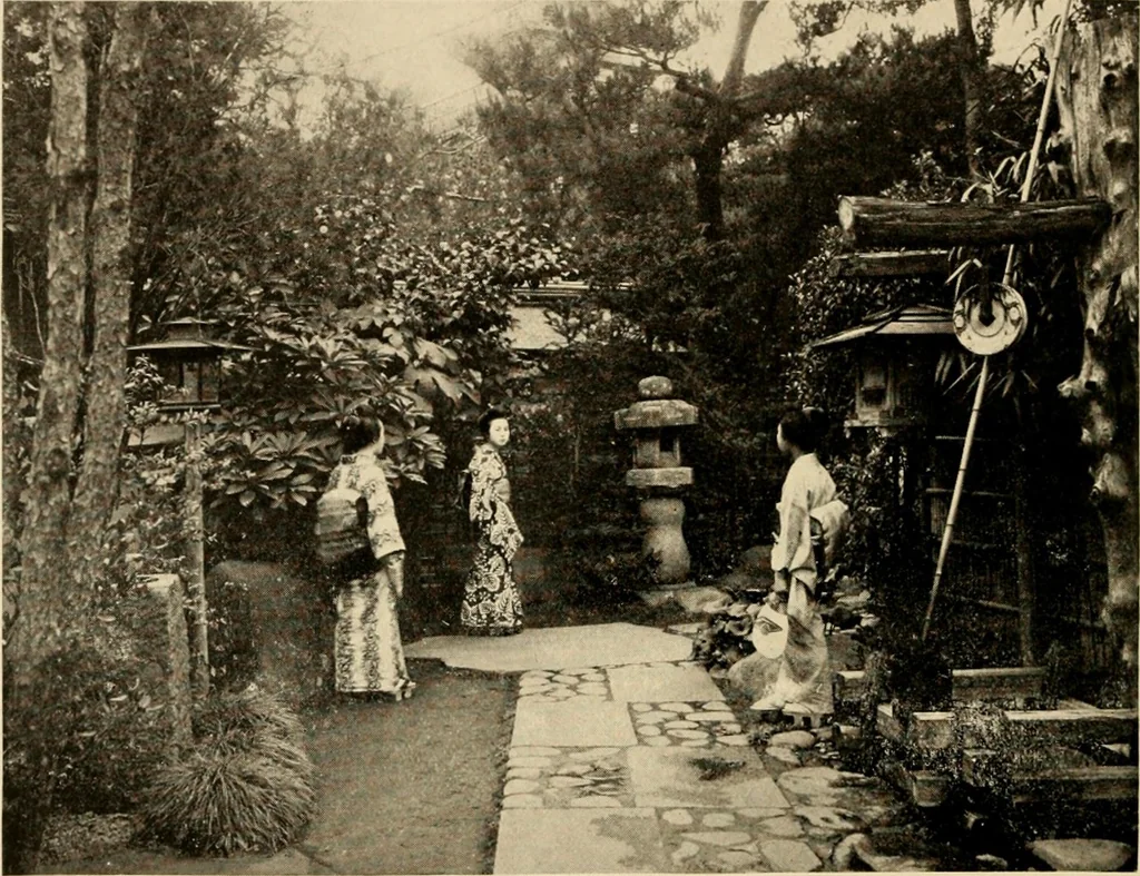 An illustration from European and Japanese gardens; papers read before the American Institute of Architects, 1902, leaf 161
