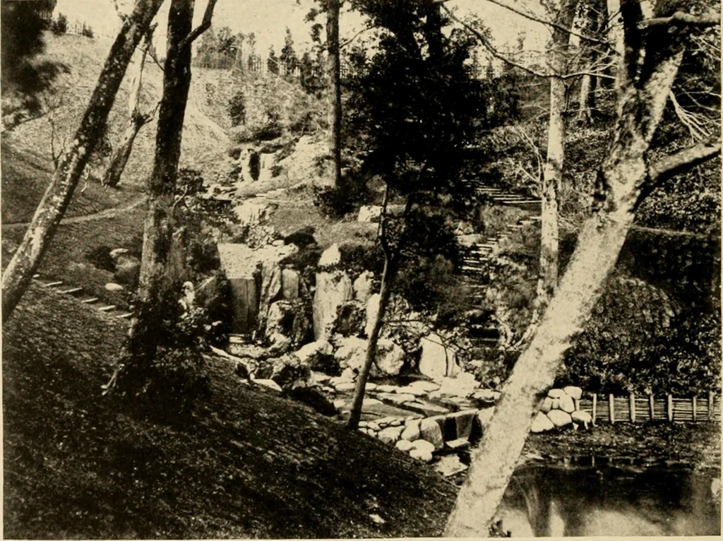 An illustration from European and Japanese gardens; papers read before the American Institute of Architects, 1902, leaf 163