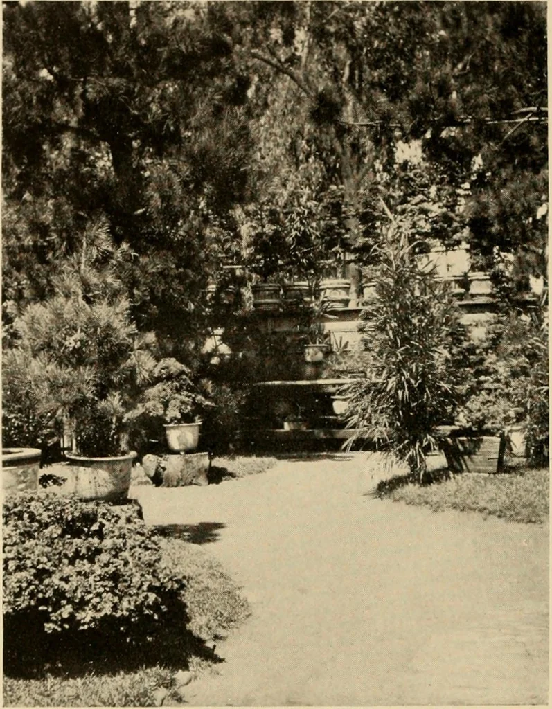 An illustration from European and Japanese gardens; papers read before the American Institute of Architects, 1902, leaf 171
