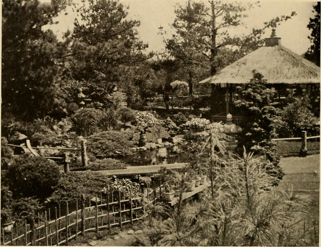An illustration from European and Japanese gardens; papers read before the American Institute of Architects, 1902, leaf 173