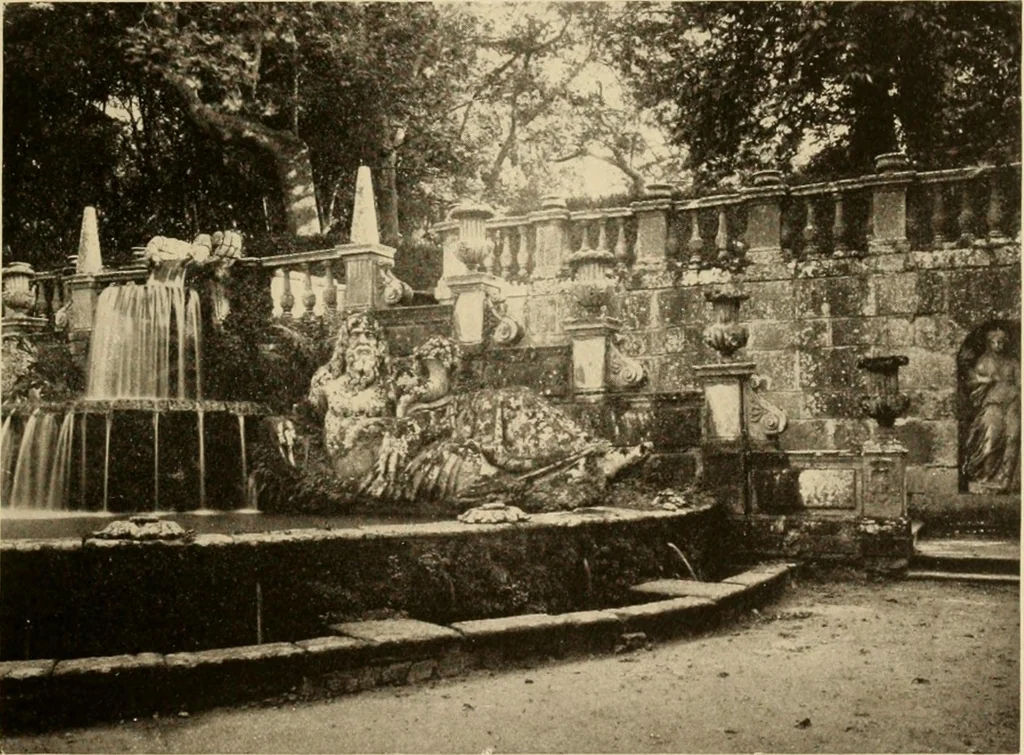 An illustration from European and Japanese gardens; papers read before the American Institute of Architects, 1902, leaf 46