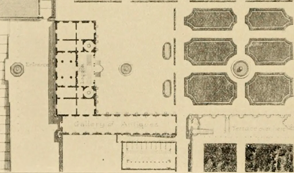 An illustration from European and Japanese gardens; papers read before the American Institute of Architects, 1902, leaf 61