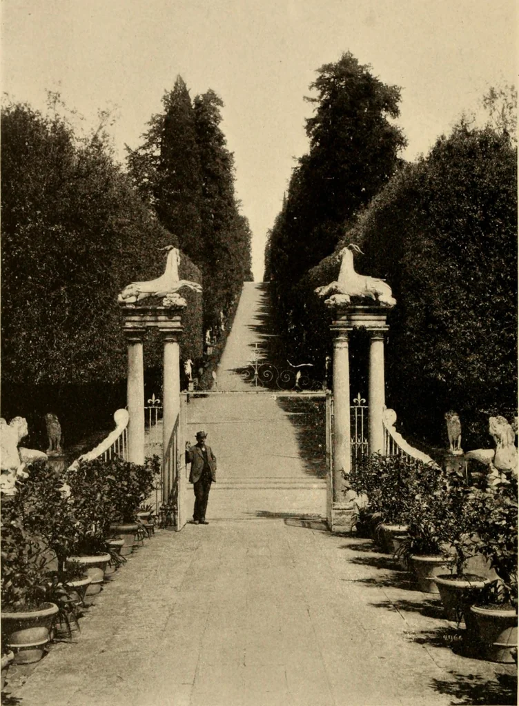 An illustration from European and Japanese gardens; papers read before the American Institute of Architects, 1902, leaf 69