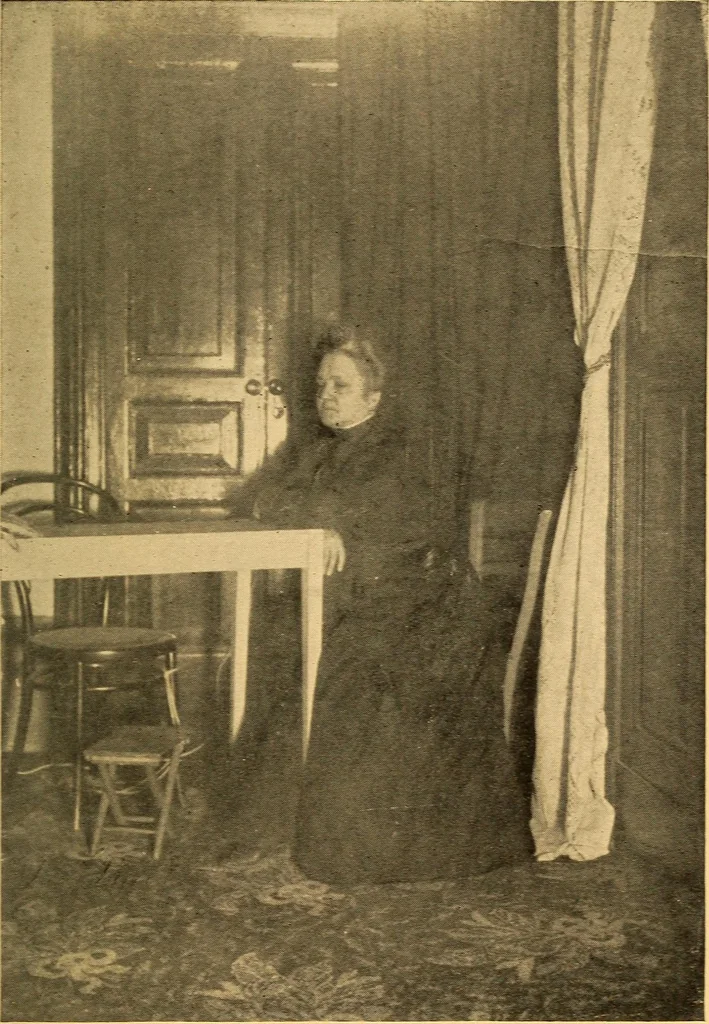 An illustration from Eusapia Palladino and her phenomena, 1909, leaf 173