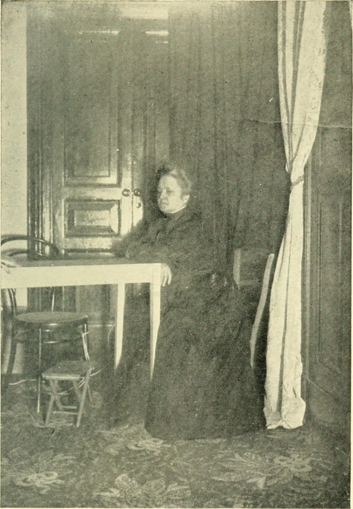An illustration from Eusapia Palladino and her phenomena, 1909, leaf 173