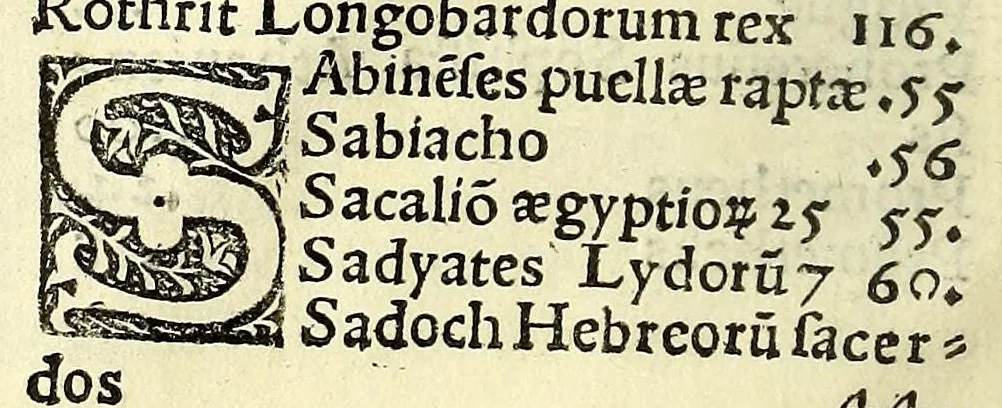 An illustration from Eusebii C[a]esarie[n]sis episcopi chronicon:, 1512, leaf 36