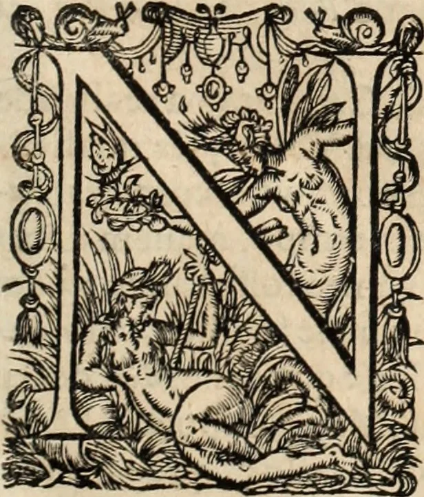 An illustration from Eva, e Ave, ou, Maria triumphante : theatro da erudiçam, e philosophia Christ, em que se representão os dous estados do mundo : cahido em Eva, e levantado em Ave, 1700, leaf 24