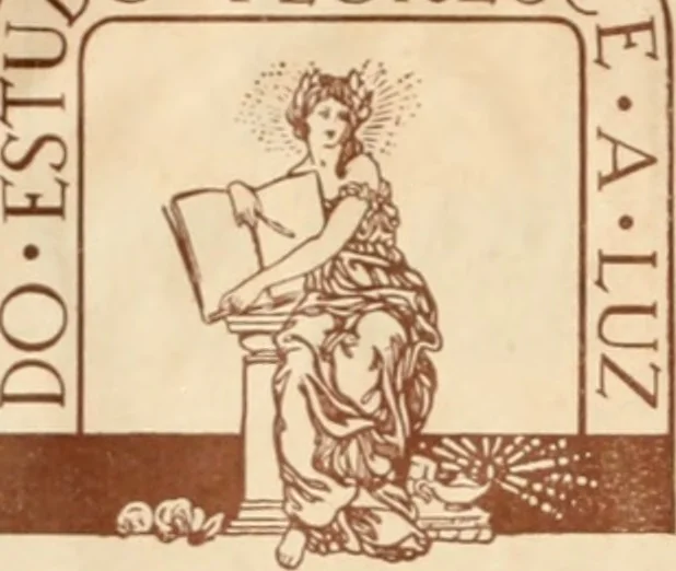 An illustration from Eva, e Ave, ou, Maria triumphante : theatro da erudiçam, e da philosophia Chrystam os dous estados do mundo : cahido em Eva, e levantado em Ave, 1676, leaf 1